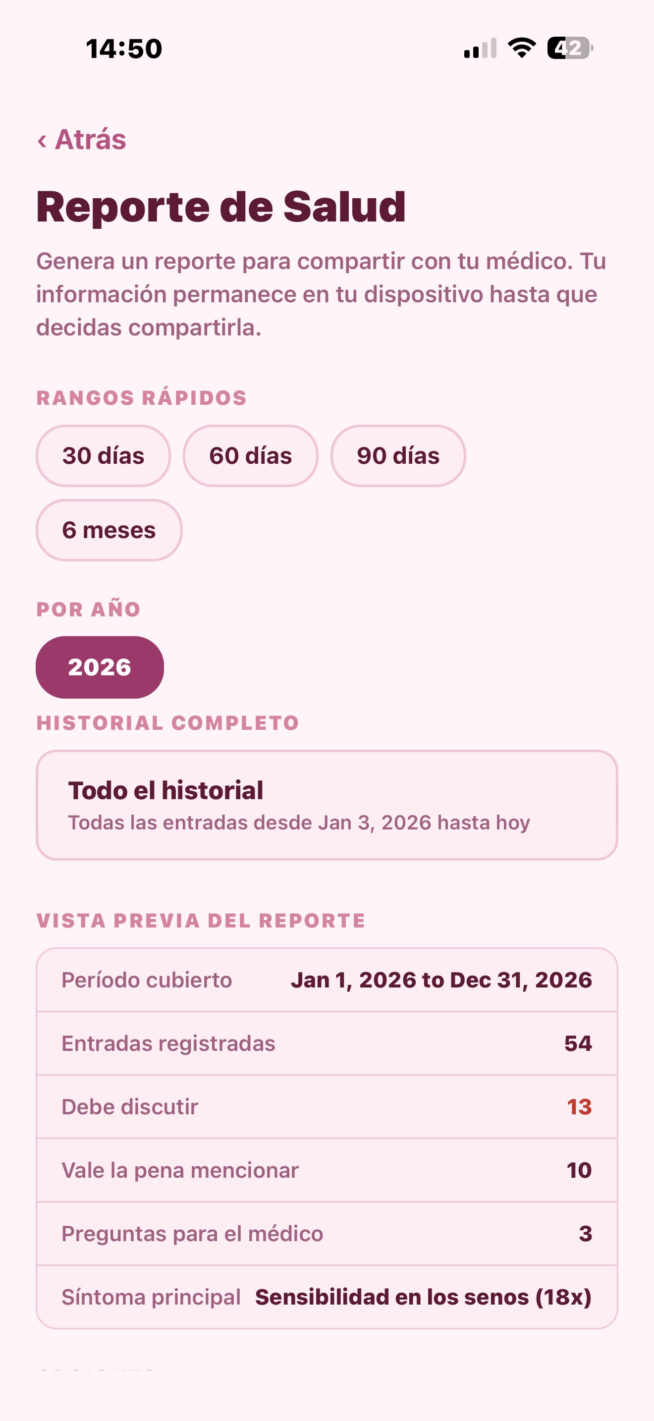 Generador de reportes